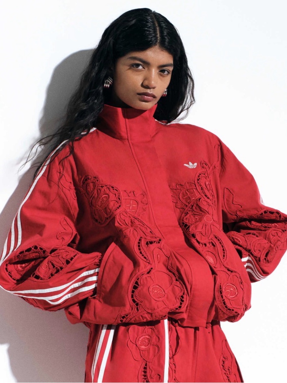 NWT Adidas X ASOS oversized Jacket Red XS
